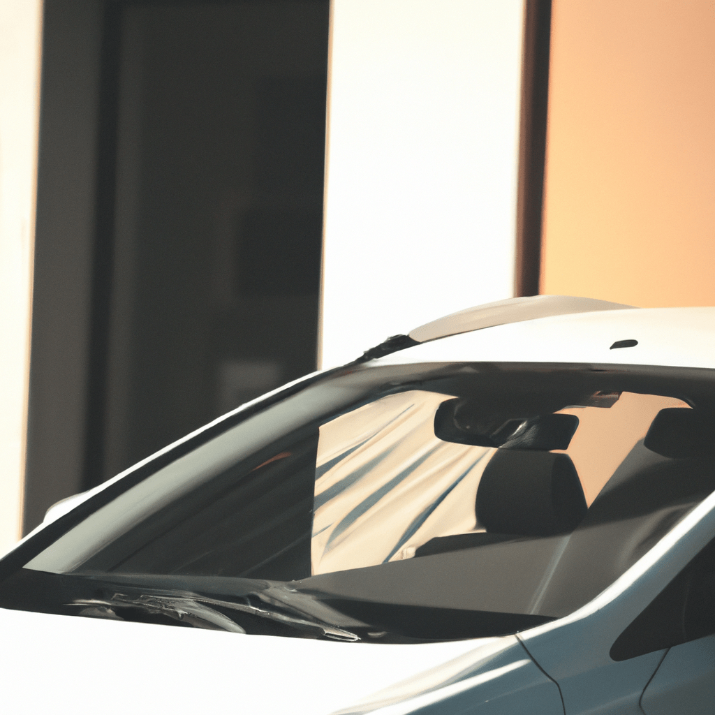 A picture of a car with sun shades on its windows, protecting the interior from direct sunlight and maintaining a pleasant temperature. Sigma 85mm f/1.4. No text.. Sigma 85 mm f/1.4. No text.