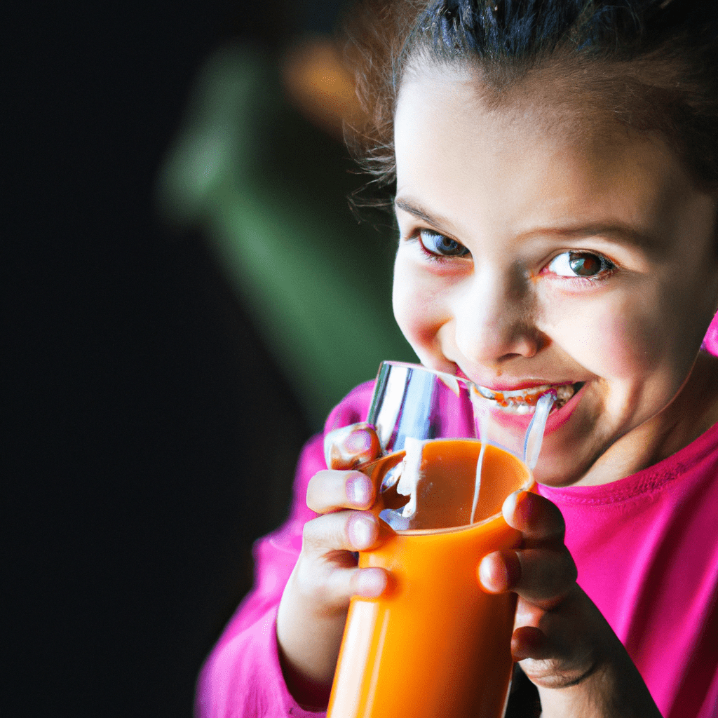 [Photo: A child joyfully sipping on a glass of freshly squeezed fruit juice, the vibrant colors reflecting their excitement.] Canon 50mm f/1.8. No text. Sigma 85 mm f/1.4. No text.. Sigma 85 mm f/1.4. No text.