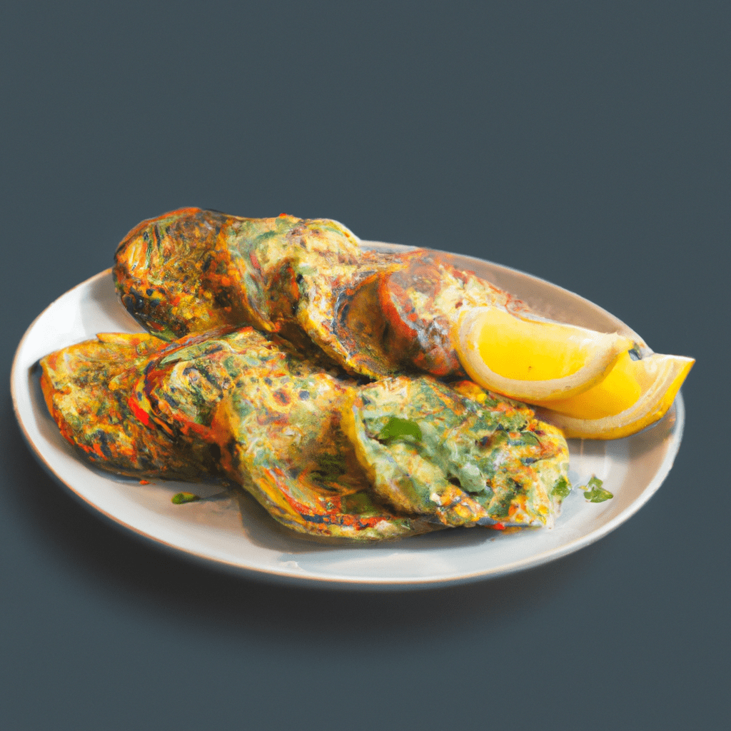 3 - [Image: Colorful vegetable pancakes with a hint of lemon zest]. Nikon D750. No text. Sigma 85 mm f/1.4. No text.. Sigma 85 mm f/1.4. No text.