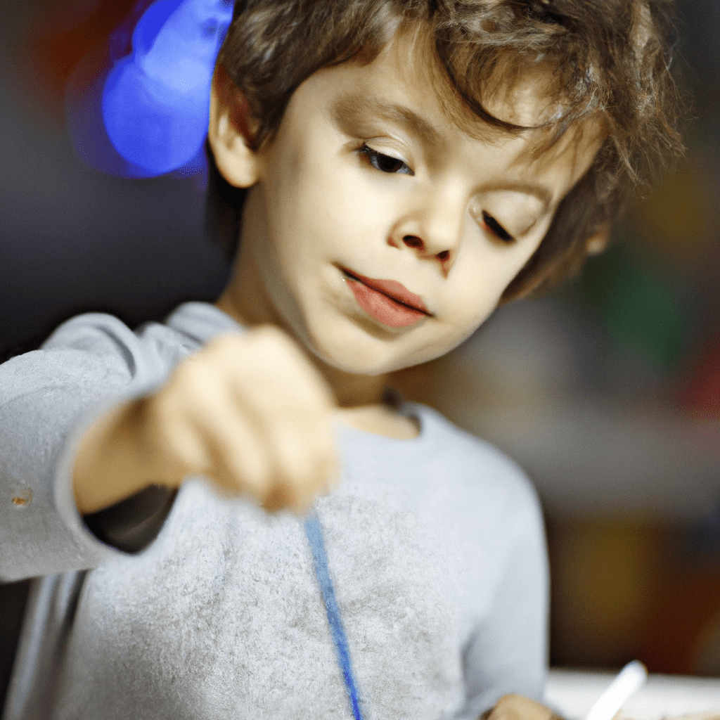 2 - [Creative activities for children to develop their skills and imagination. Using clay, coloring pictures, and making musical instruments from everyday items are just a few ways to inspire their creativity and motor skills.]. Sigma 85 mm f/1.4. No text.