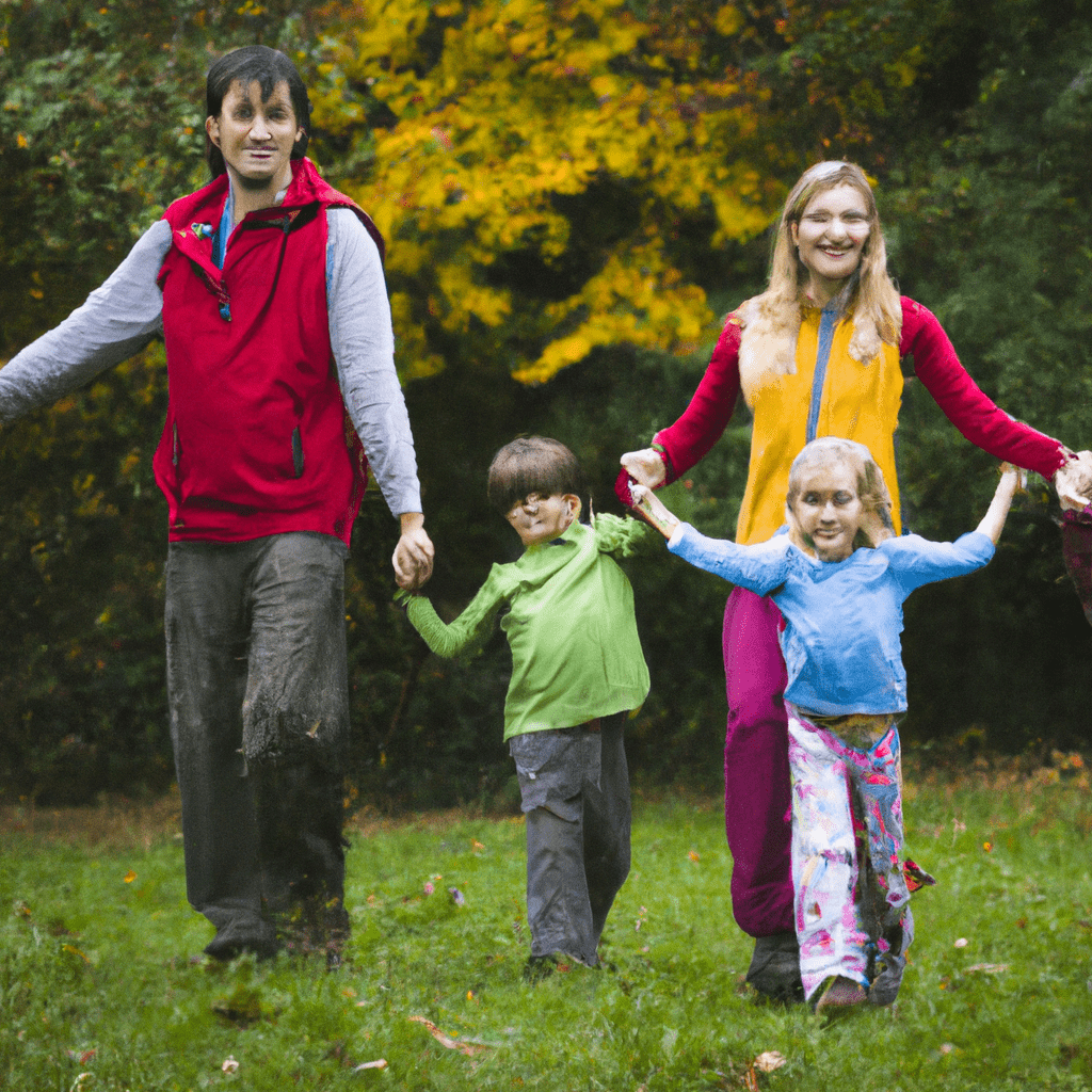 2 - [Happy family enjoying outdoor activities in the Czech countryside]. Canon 50 mm f/1.8.. Sigma 85 mm f/1.4. No text.