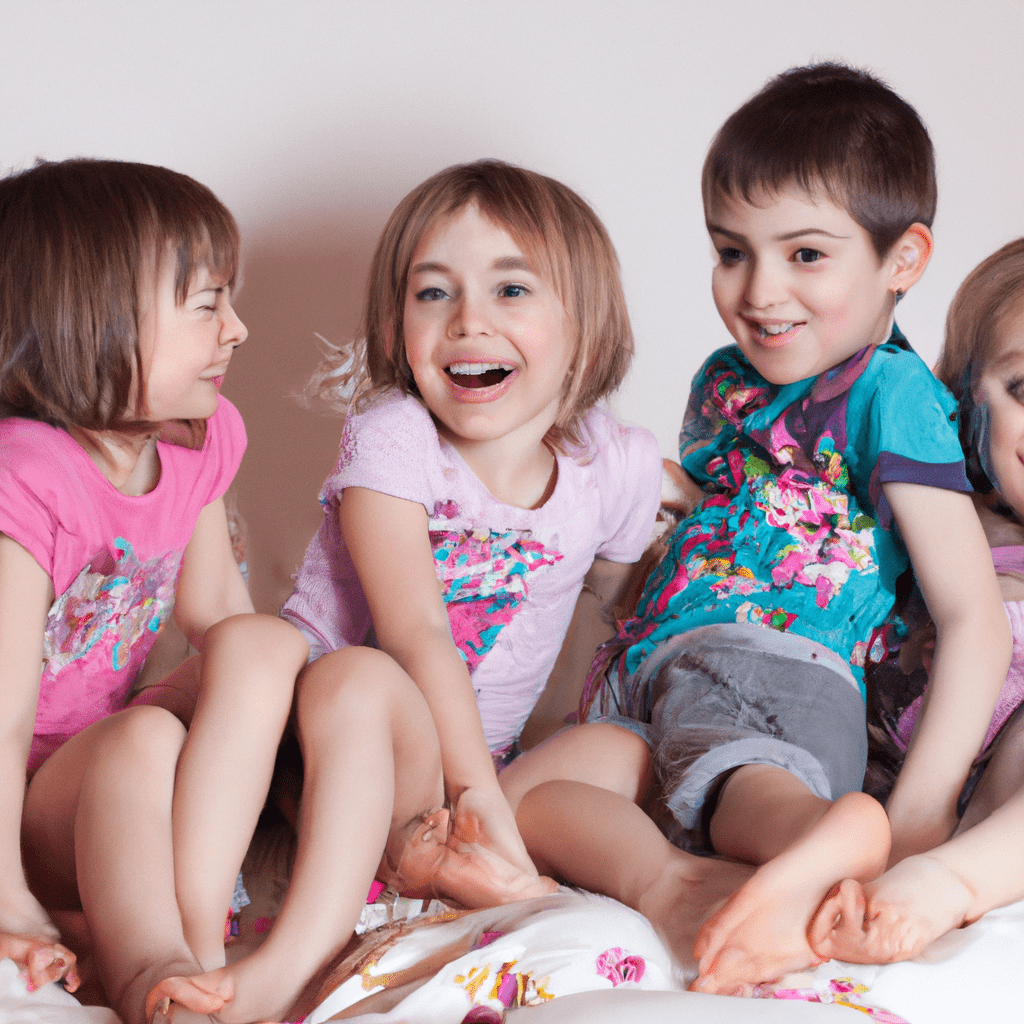 2 - [Image: A group of happy children playing together, laughing and enjoying each other's company.]. Canon EF 50mm f/1.8. No text.. Sigma 85 mm f/1.4. No text.