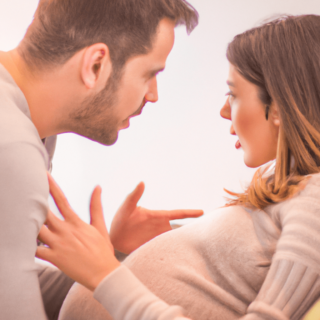 A photo of a couple discussing their birth plan, expressing their preferences and desires for the upcoming delivery. Capturing the importance of open communication and collaboration with healthcare professionals. Sigma 85mm f/1.4. No text.. Sigma 85 mm f/1.4. No text.