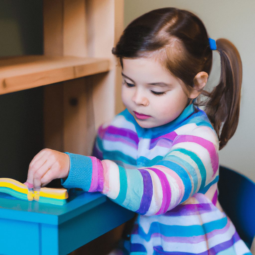 A child exploring Montessori materials, developing independence and love for learning. Nikon D750. No text. Sigma 85 mm f/1.4. No text.. Sigma 85 mm f/1.4. No text.