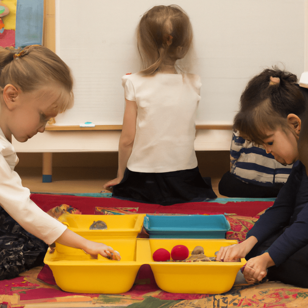 2 - [Children engaged in hands-on learning in a Montessori classroom]. Canon EOS 70D. No text.. Sigma 85 mm f/1.4. No text.