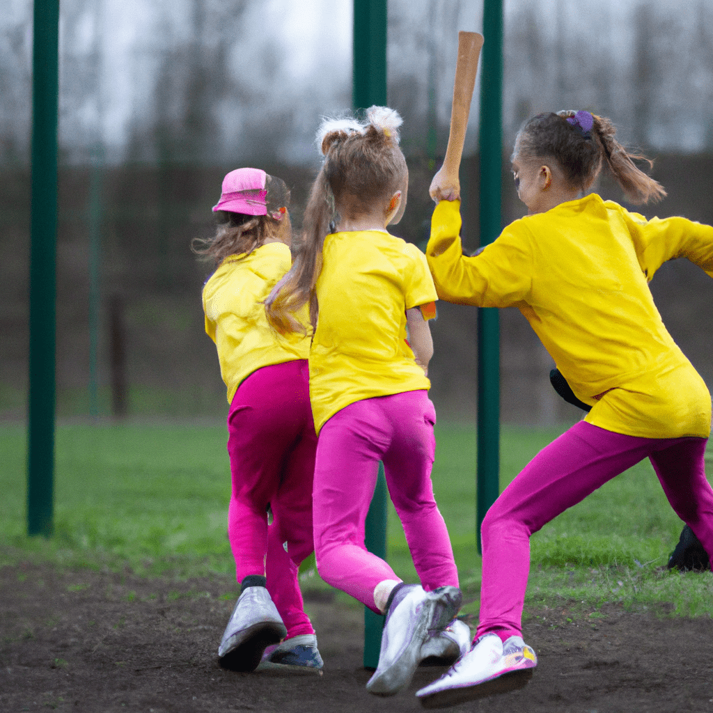 2 - [A photo of children playing various sports activities] Engaging in sports activities helps children develop gross motor skills, coordination, and overall health.. Sigma 85 mm f/1.4. No text.