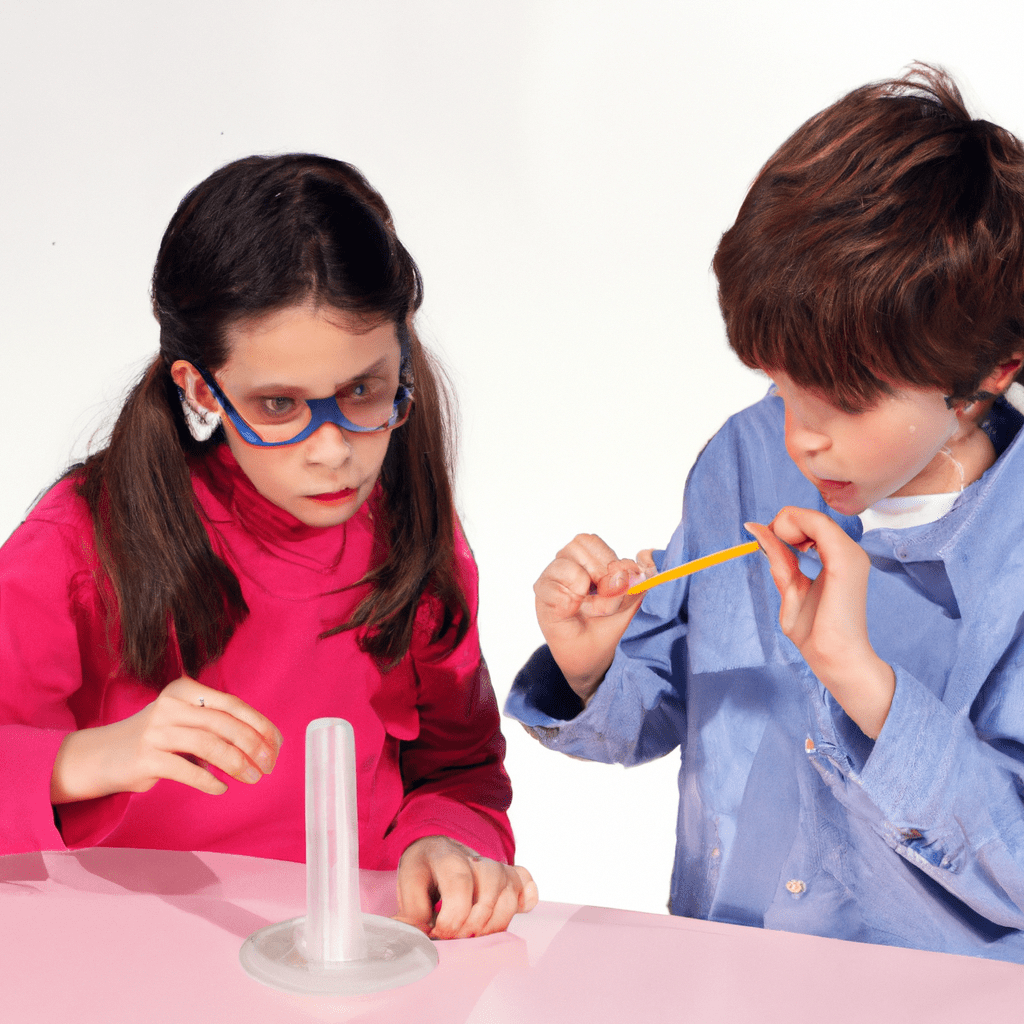 2 - Children participating in an interactive experiment, exploring the wonders of science.. Sigma 85 mm f/1.4. No text.