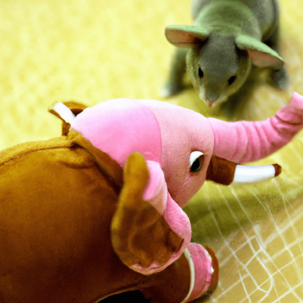 2 - A heartwarming duo, a tiny mouse and a giant elephant, bound by an extraordinary friendship. [Witness the unlikely bond between a fearless mouse and a compassionate elephant, showcasing the power of friendship.] Canon 24-70 mm f/2.8. No text. Sigma 85 mm f/1.4. No text.. Sigma 85 mm f/1.4. No text.