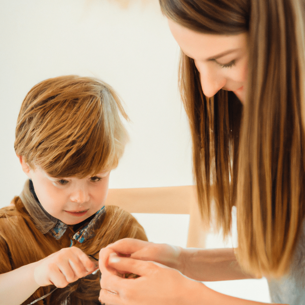 A parent creating a safe and nurturing environment for their child's learning and skill development. Nikon D750. Sigma 85mm f/1.4. No text.. Sigma 85 mm f/1.4. No text.