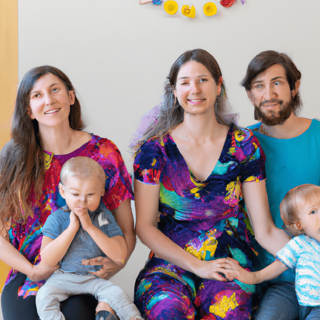 A group of parents collaborating and supporting each other, creating a nurturing and inspiring environment for their children's development.. Sigma 85 mm f/1.4. No text.