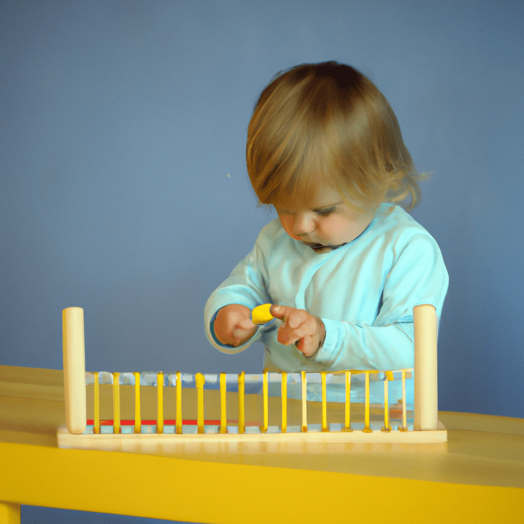 2 - [Image: A child imitating a Montessori activity, developing practical skills and concentration.]. Nikon D750. No text. Sigma 85 mm f/1.4. No text.. Sigma 85 mm f/1.4. No text.