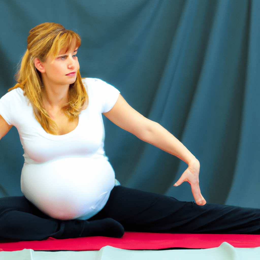 2 - [Photo description: A pregnant woman doing gentle yoga poses to stay active and flexible during pregnancy.]. Sigma 85 mm f/1.4. No text.. Sigma 85 mm f/1.4. No text.
