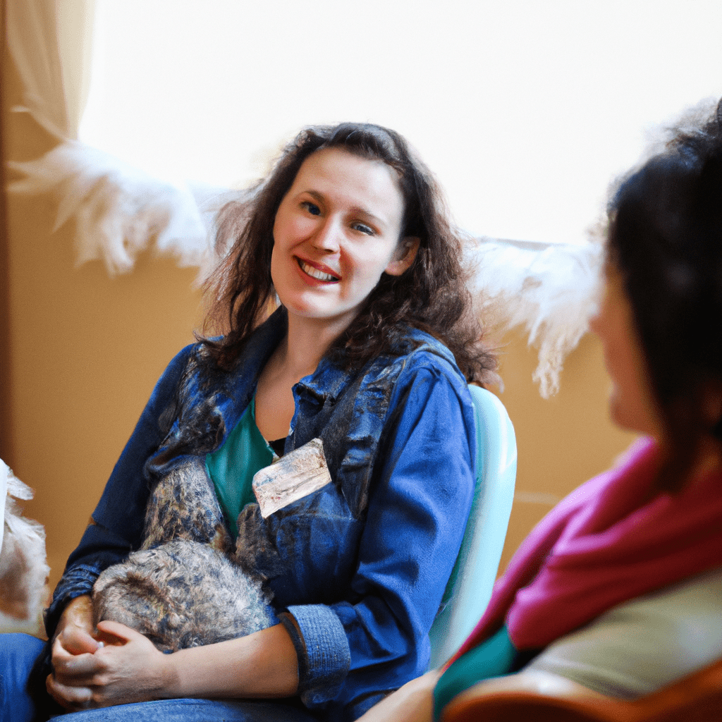 A photo of a mother attending a support group for postpartum depression, highlighting the importance of finding community and seeking professional help. Canon EOS R, 50mm f/1.4 lens. No text.. Sigma 85 mm f/1.4. No text.