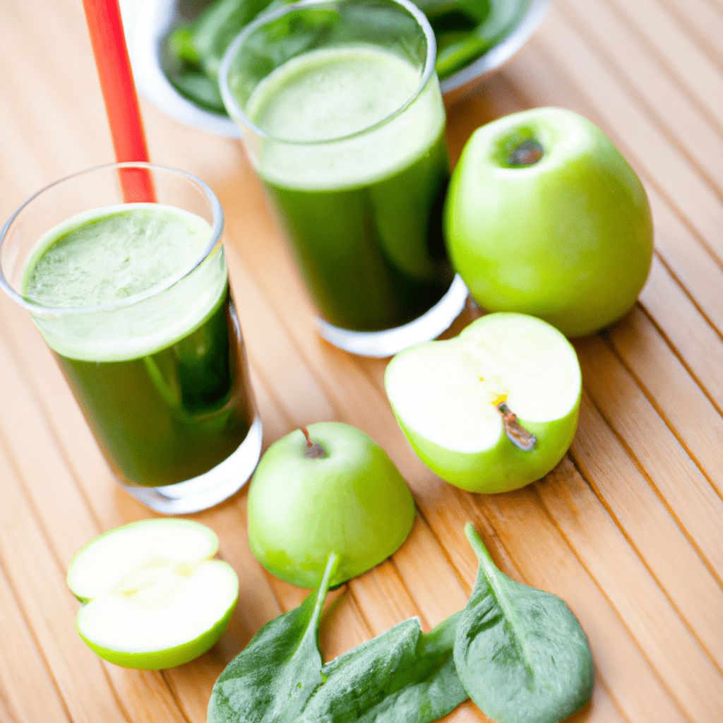 2 - [Photo: A green apple and spinach smoothie, a sneaky way to introduce vitamins and minerals to your little ones. Sigma 85 mm f/1.4. No text.]. Sigma 85 mm f/1.4. No text.
