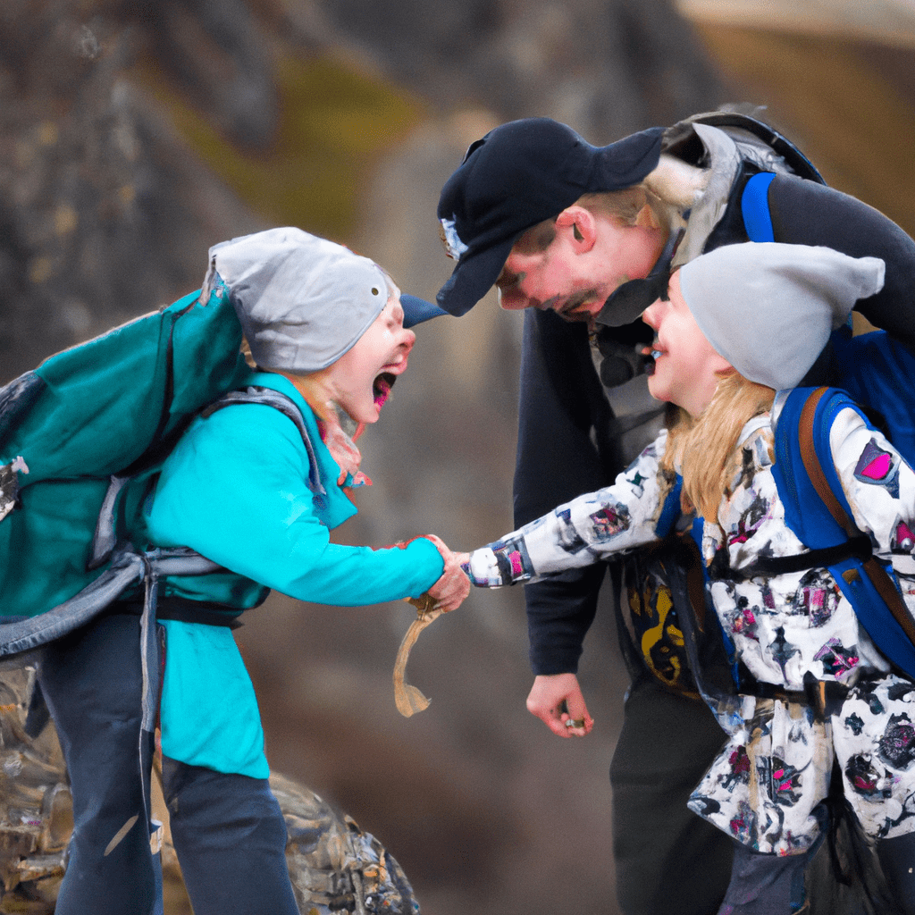 2 - [Family conquering a challenging mountain peak together.]. Sigma 85 mm f/1.4. No text.. Sigma 85 mm f/1.4. No text.