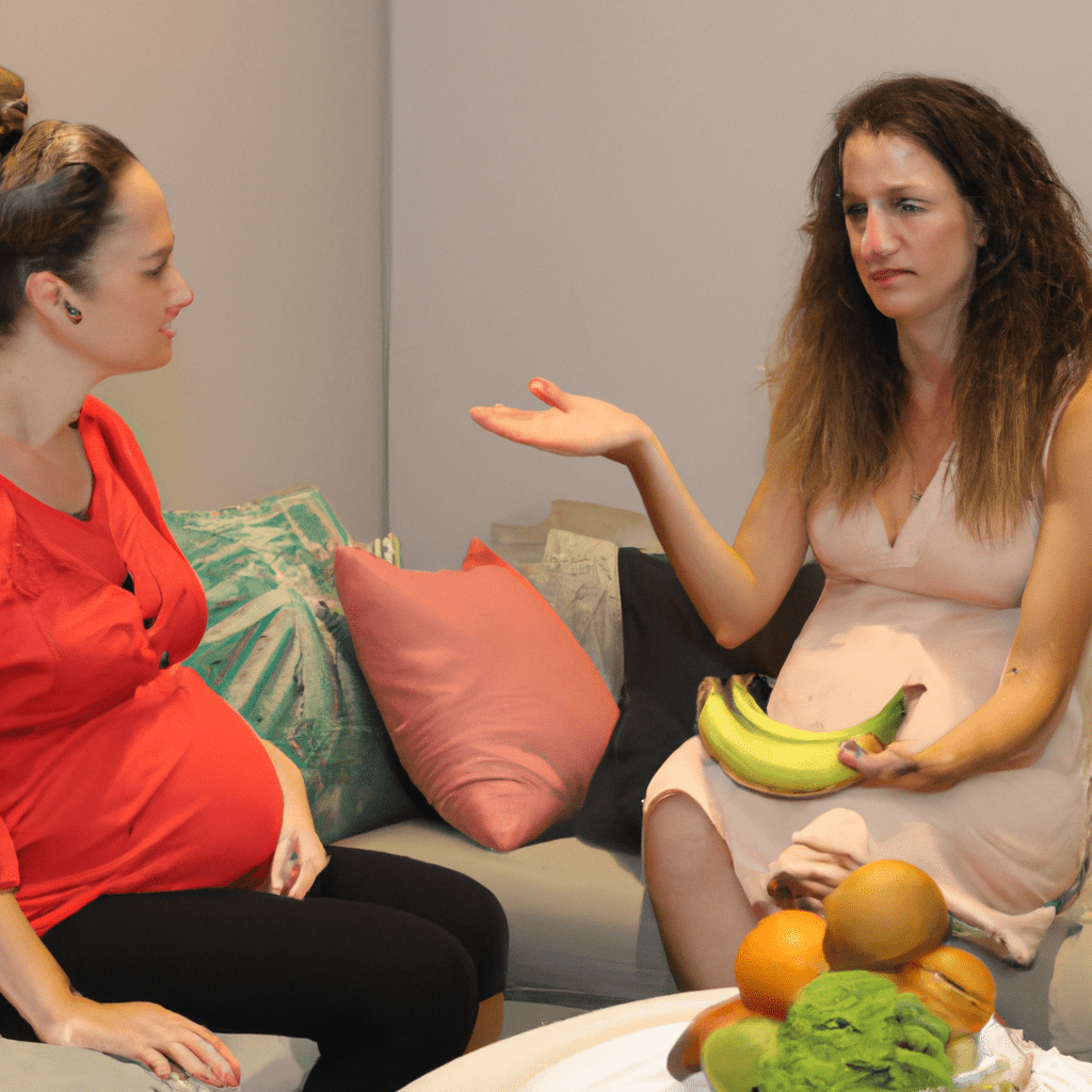 4 - A pregnant woman consulting with a nutritionist, discussing the best foods for her and her baby. Sigma 85mm f/1.4. No text.. Sigma 85 mm f/1.4. No text.