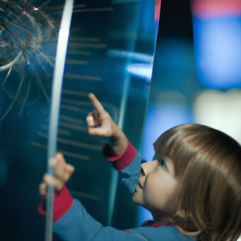 4 - [Child exploring a science museum exhibit with curiosity and fascination]. Nikon 50 mm f/1.4. No text.. Sigma 85 mm f/1.4. No text.