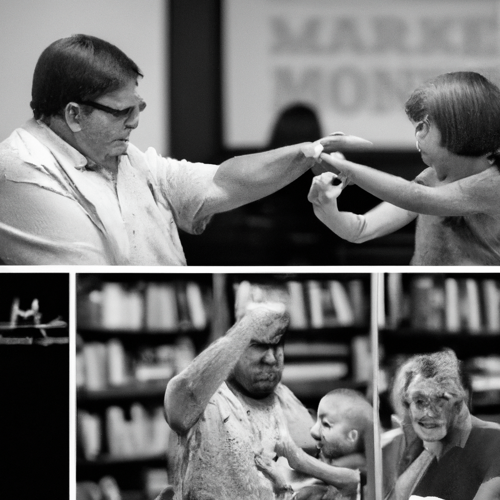 A photo of a parent discussing with a team of experts, seeking guidance in the parenting journey. Their faces show a mix of concern and determination, reflecting the importance they place on making informed decisions. In the background, books and resources symbolize the wealth of knowledge available. Sigma 85 mm f/1.4. No text.. Sigma 85 mm f/1.4. No text.