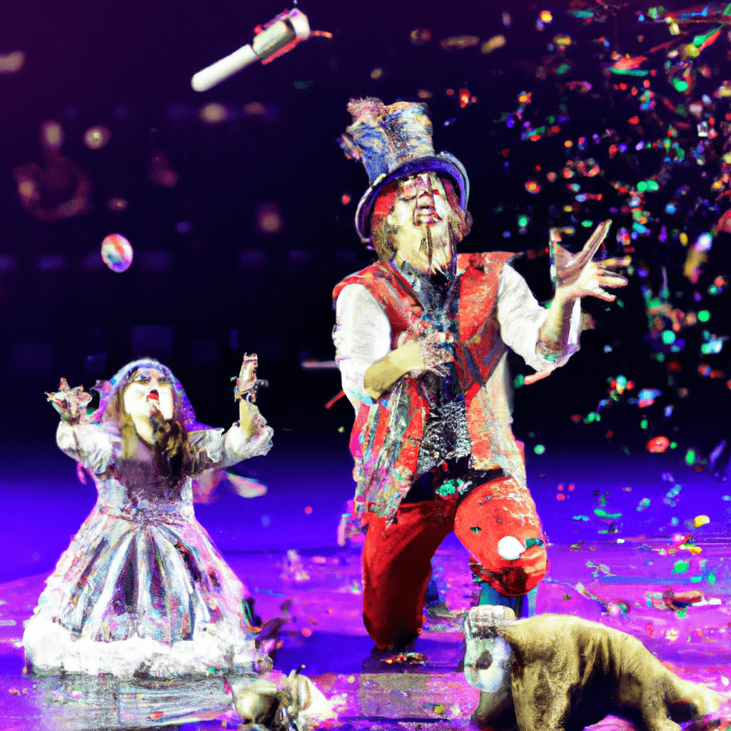 A magical circus performance enchanting children with wizardry and swordsmanship skills. Nikon D750. No text.. Sigma 85 mm f/1.4. No text.