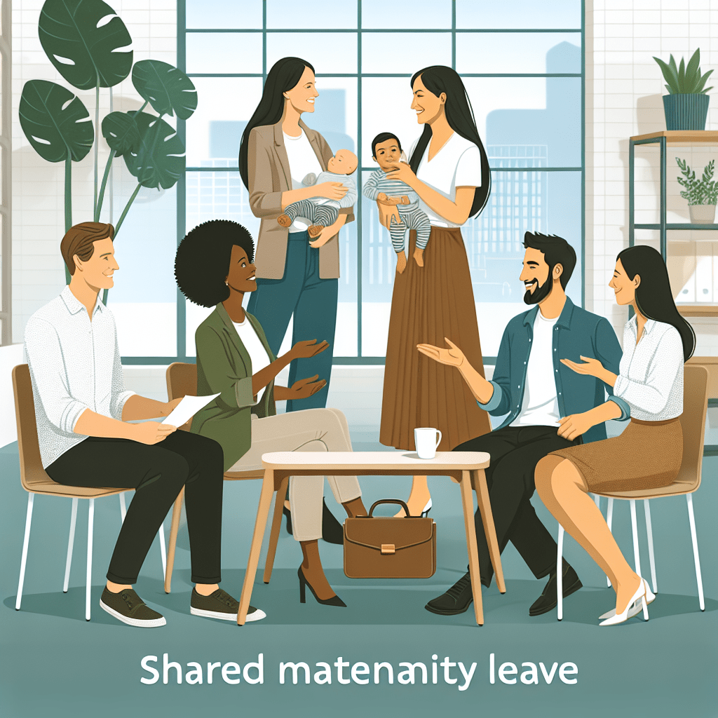 Employees sharing positive experiences with shared maternity. Flexibility and support in balancing work and childcare. Increased family harmony and financial stability. Valued support for combining career and parenthood.